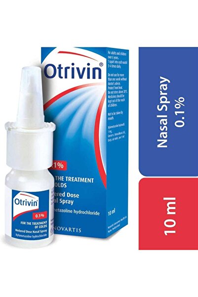 OTRIVIN Adult Metered Dose Nasal Spray 1% 10ml