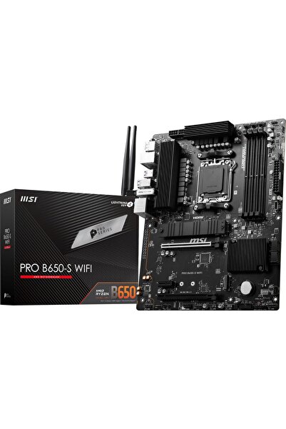 MSI PRO B650-S WiFi ProSeries anakart (AMD Ryzen 9000/8000/7000 Serisi işlemc...