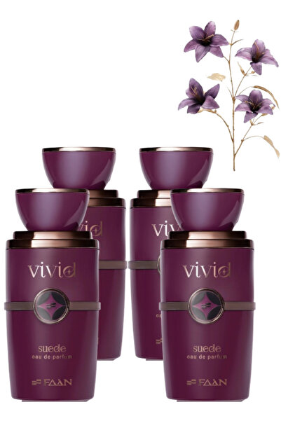 Faan 4 Pieces Vivid Suede Perfume 100ML