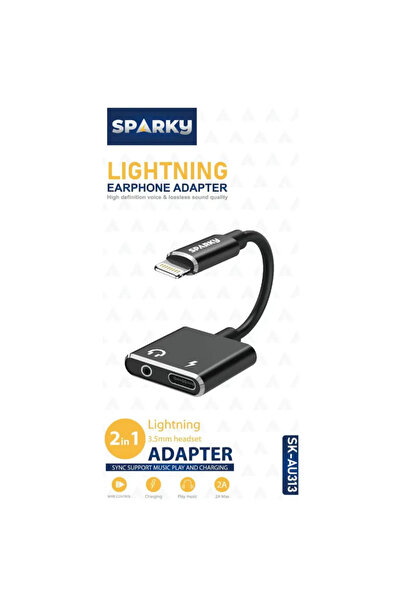 SPARKY وصلة مدخلين ايفون-اوكس قماش SK-AU313
