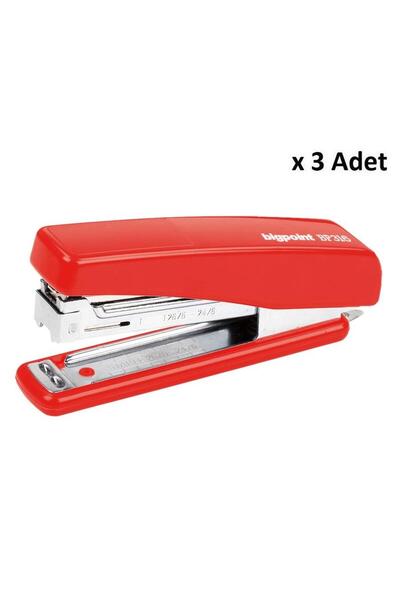 Bigpoint Stapler 24/6 Red X 3 Pieces