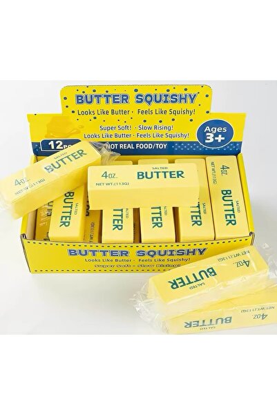 EDELFU BUTTER SQUISHY - Anti Stres Pofuduk Yumuşak Tereyağ (Kapalı Poşetli)