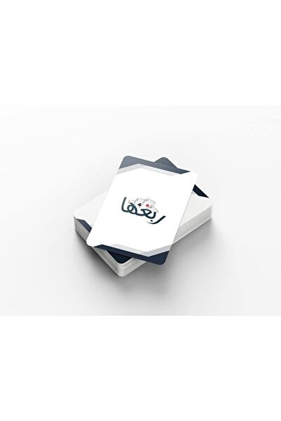Generic ربعها ورق لعب بلوت، مقاوم للكسر والماء، بلاستيك فاخر 100%، مقاس كبير