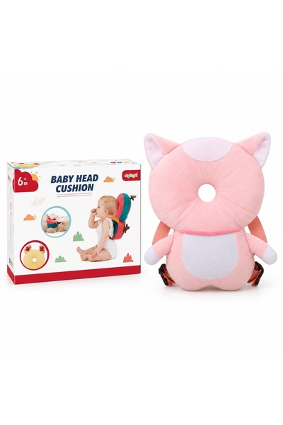 Toy Baby head protection cushion, backpack type, model Little Cat, adjustable...