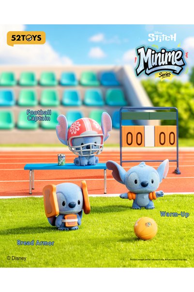 52 Toys Stitch Minime series figurine, 5.5 cm cute desktop decor (1 piece)
