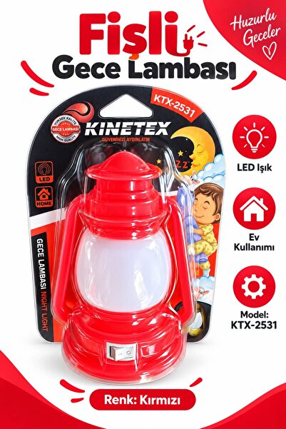 GÜZELYÜZ AVM Nostalji Model Gece Lambası Aç-Kapa Anahtarlı