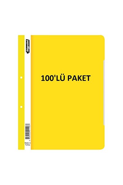 Bigpoint Κίτρινο Σπιράλ Βιβλιοδετικό Συρμάτινο x 100 Τεμάχια