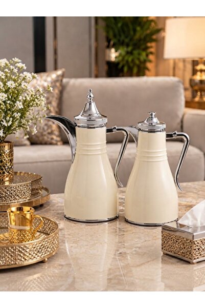 Generic Brand Trams Stainless Steel Tea and Coffee Set 1+1L Design Luxury Mod...