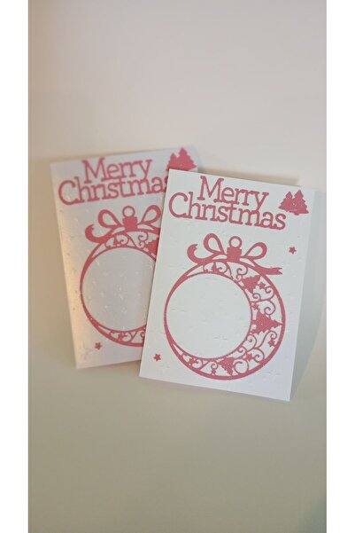 Generic Brand Felicitare Merry Pink Christmas
