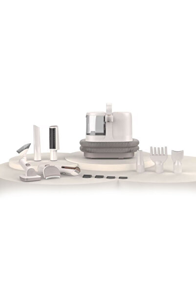 Rovotec Masina De Tuns Animale cu Aspirare 9 in 1 AllClean, Functie uscator, Caini, Pisici, Functie uscare, Aspirator animale si textile, 3 setari de aspirare