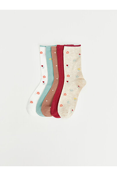 LC Waikiki I Embroidered Girls' Socks 5-Piece Set from Freezen Store