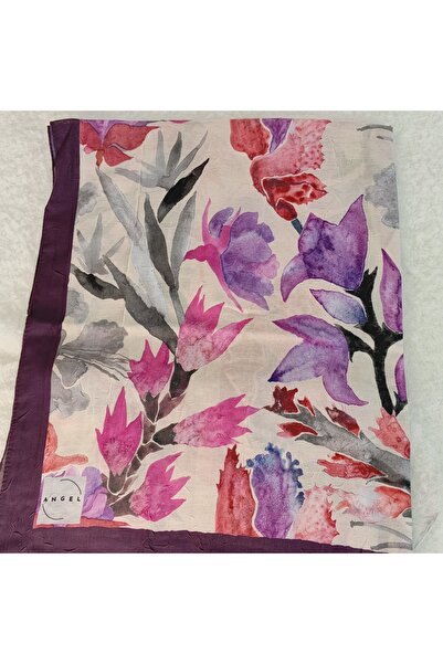 hoaryage Bambu Soft Kraş Shawl Collection - Rich Floral Patterns - 80X175 cm