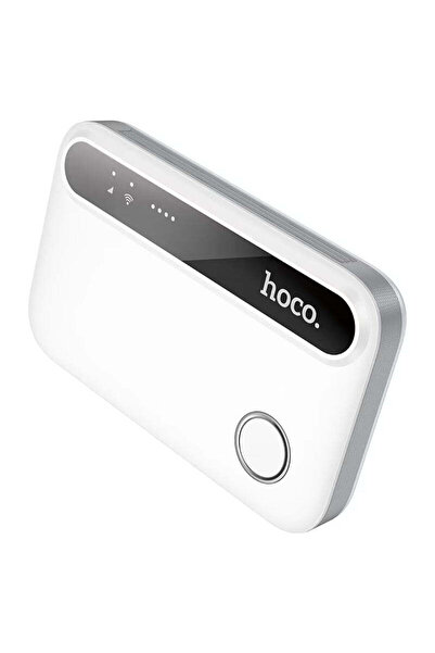 Hoco Ρούτερ Ασύρματο Φορητό, WIFI 6, 150 Mbps, Micro-SIM, 2100 mAh - Λευκό