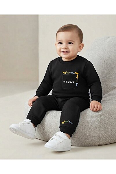 voyyo kids baby طقم شتوي للأطفال الأولاد مكون من 3 قطع مطبوع عليه ديناصورات، ...