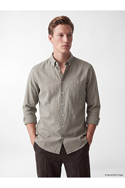 LC Waikiki I Standart Fit Dobby Men's Shirt from Freezen Store