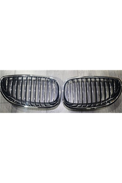 Genel Markalar Ön Panjur Böbrek Krom Set BMW E60 LCI 2004-2009 - 51137065701/02