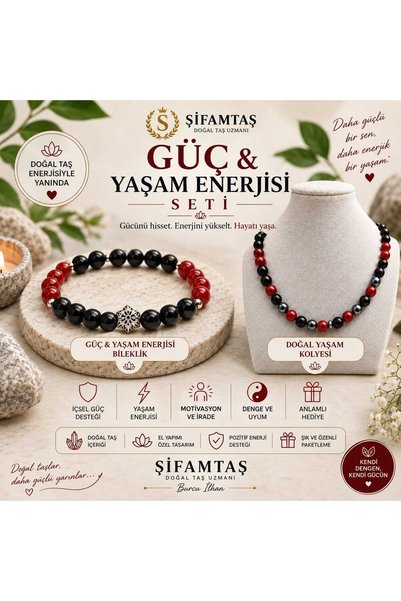 ŞİFAMTAŞ مجموعة الطاقة والحيوية (سوار وقلادة)