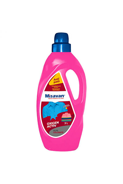 Misavan Soluție de curățare pete cu oxigen activ pentru rufe colorate, 3L