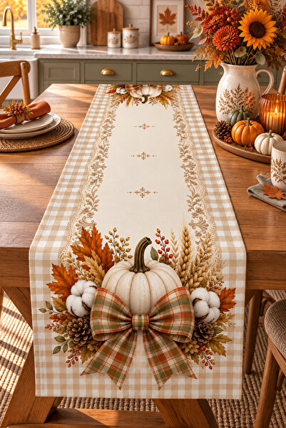 Bertille Home Σειρά Φθινοπωρινής Κουζίνας Μπαλκόνι 140x40 εκ. Ψηφιακά Τυπωμέν...