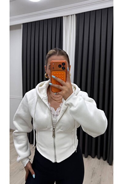 ALVOR Belden Oturtmalı Kapüşonlu Sweatshirt
