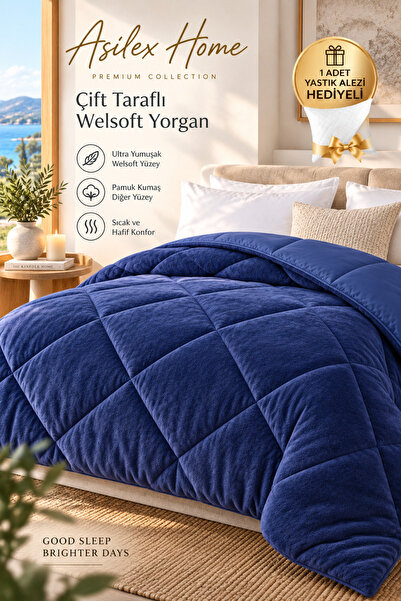 Asilex Home Collection Pilotă dublă Premium Welsoft, din țesătură de bumbac, ...