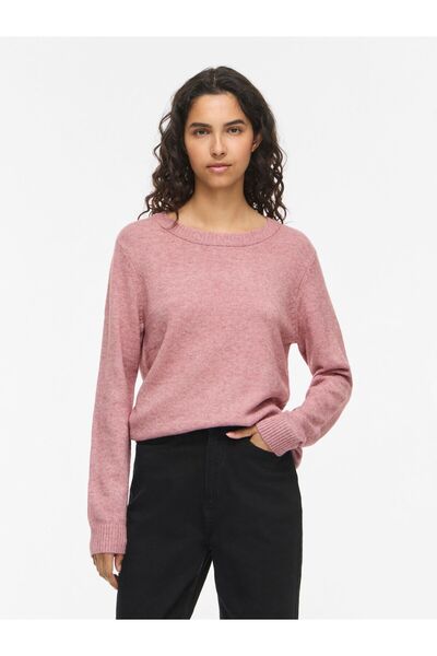 VILA Strickpullover VIRIL Rundhals