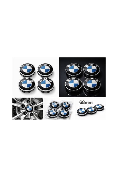 APEXİ Bmw E39 68mm Jant Göbeği 4lü Set Metal Logo 34