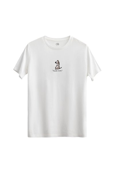 Baskılı Regular T-Shirt | %100 Pamuk | Unisex