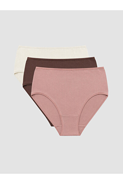 LC Waikiki Lcw Dream High Waist Classic Panties 3-Pack