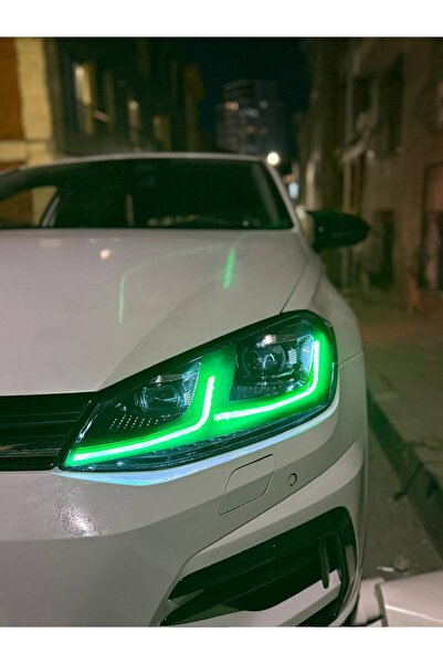 ARKT STİCKER Wolkswagen Golf 7,5 Gündüz Led Sticker Set Yeşil