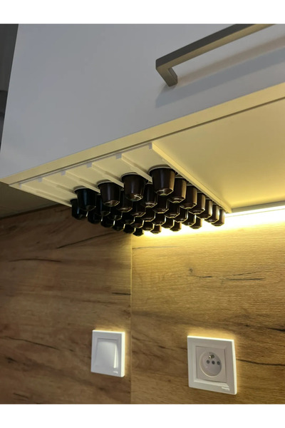 Genel Markalar Nespresso Uyumlu Duvar Tipi Kapsül Kahve Standı Tutacağı