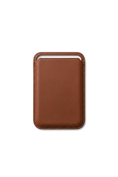 Başkenttekno iPhone Compatible Premium Magsafe Magnetic Leather Card Holder &...