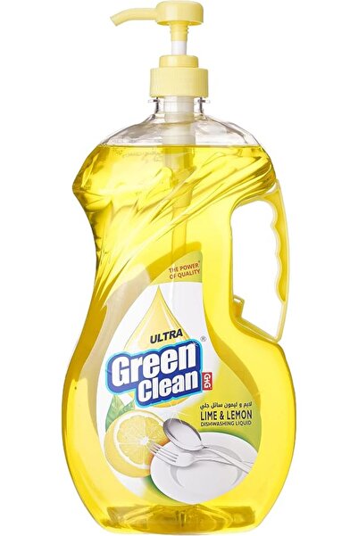 Green Clean Dishwashing Liquid – Lemon Scent – Tough on Grease, Gentle on Han...