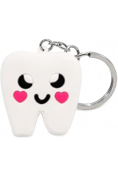 GENERAL Tooth Shaped Keychain for Dentist and Dental Students