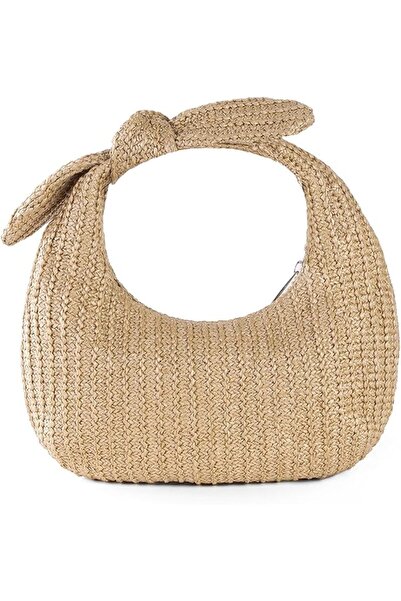 NALACAL Chic Women’s Straw Clutch Bag with Bow Design: Elegant Woven Handbag ...
