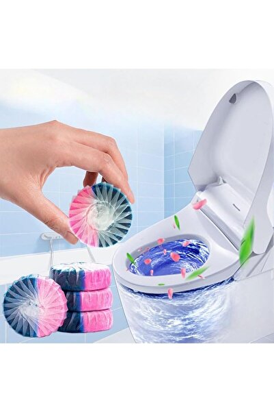 ALMEKAQUZ 30 Pcs Antibacterial Toilet Blocks, Automatic Toilets Cleaner Table...