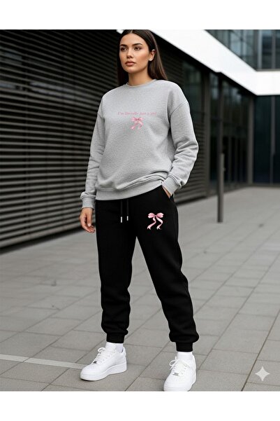 orwen life est. 2022 Women's Oversize Crew Neck Sweatshirt Tracksuit Set Casu...