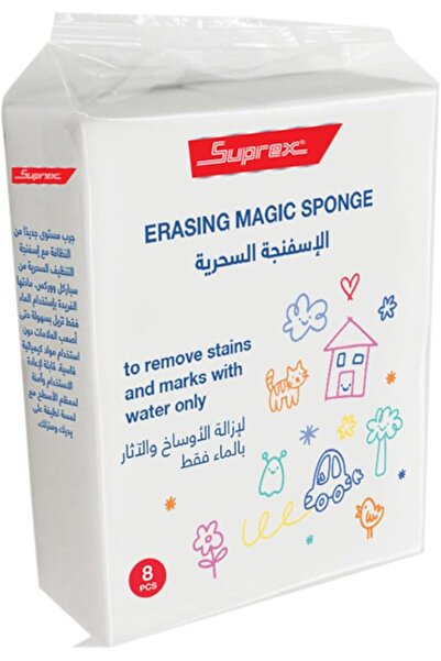 SUPREXX Suprex Erasing Magic Sponge – Erasing Cleaning Sponge Removes Stains ...