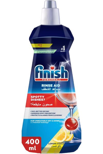 Cool Finish Finish Rinse Aid, Lemon Sparkle Scent, 400ml