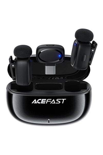 Acefast Lavaliera R2, USB-C, Set 2 bucati, Neagra