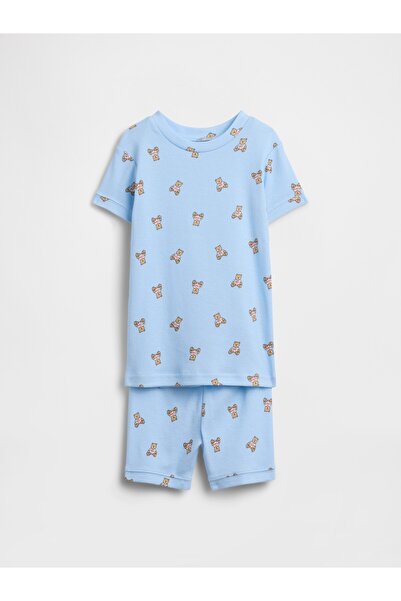 GAP Bebek Açık Mavi Brannan Bear Desenli Pijama Seti