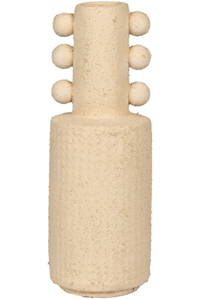 Herdekora Vaza decorativa din ceramica Murren Sand Cream 12x35 cm.