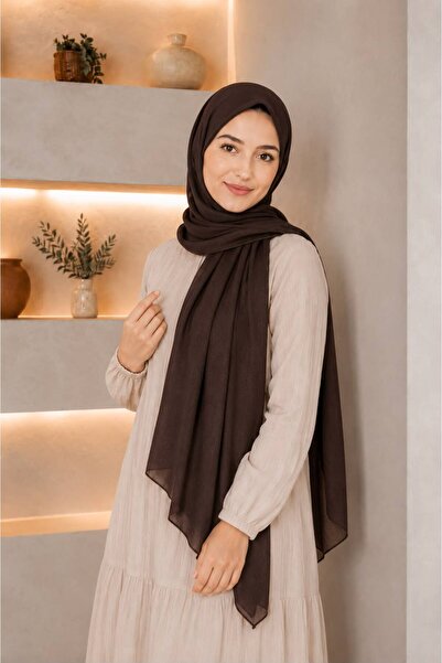 Dimoi Kids Women's Plain Shawl Soft Textured Daily Hijab Shawl Four Seasons