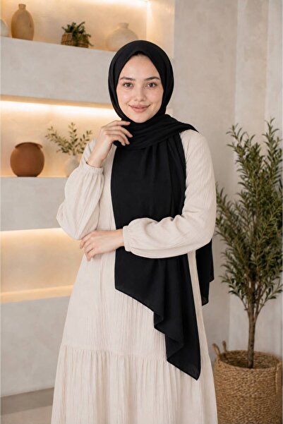Dimoi Kids Women's Plain Shawl Soft Textured Daily Hijab Shawl Four Seasons
