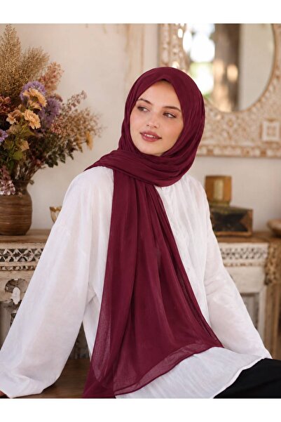 Dimoi Kids Women's Plain Shawl Soft Textured Daily Hijab Shawl Four Seasons