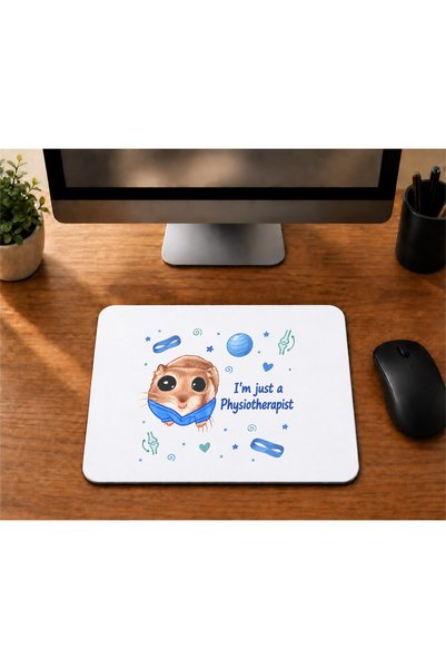 Generic Brand Tiskani podložak za miša sa tužnim hrčkom fizioterapeutom - pok...