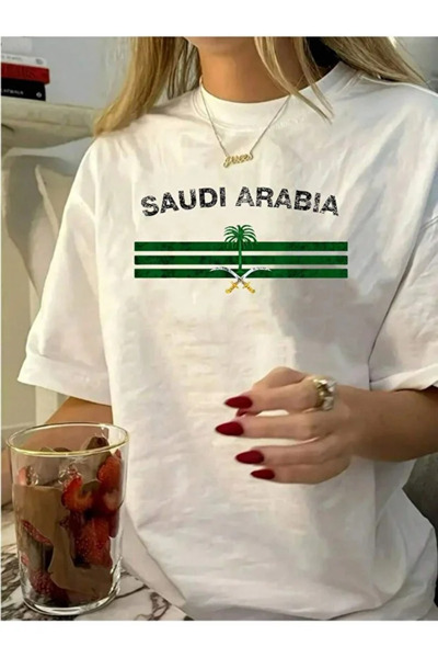 Ornella Studio بلوزة نسائية قطنية مصقولة بوزن 180 جرام، بأكمام قصيرة، بتصميم ...