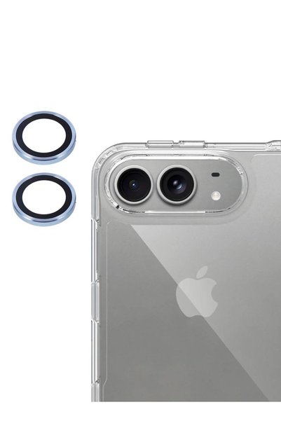 Wtech Apple iPhone Duo 5G 2026 Premium Alloy Ring Camera Lens Tempered Glass ...