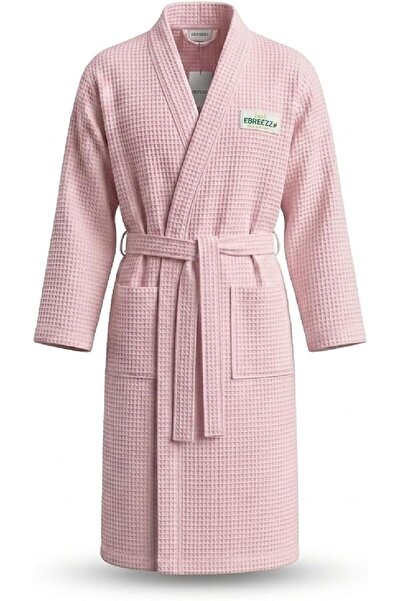 EBREEZZ Waffle Bathrobe, 280 GSM Cotton, Soft and Comfortable, Breathable Qui...