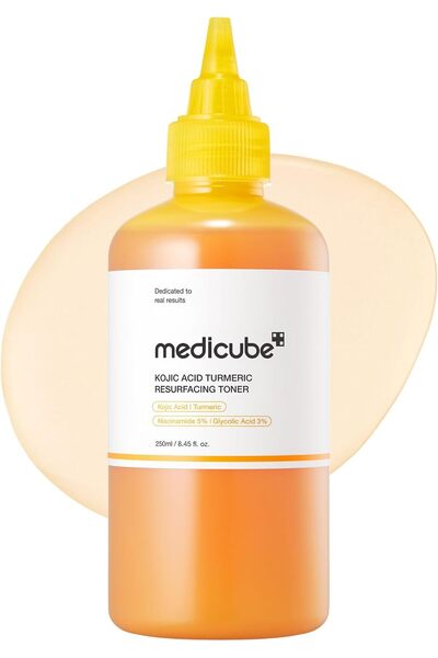 Medicube Kojic Acid Turmeric Smoothing Toner | Lightweight Toner for Balancin...